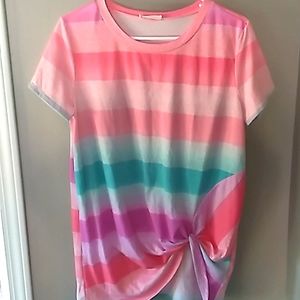 BOMBOM striped top M 🩷🩷🩷🩷